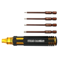 Yeah Racing - 4 In 1 Hex Screwdriver Wrench 1.5-3.0mm Black Gold (YR-YT-0209)