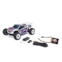 Losi 1/28 Micro-T 2WD RTR Stadium Truck silver - 1:28´