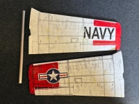 Black Horse T-28 2200mm - wing left & right with wingtube