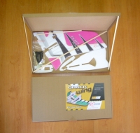 RC factory - Crack Wing puprle 8mm EPP - 750mm