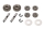 Hobbytech - Xmid differential pinion set (IM-MID-028)