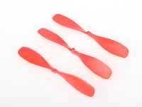 Guillow - 102mm (4") Kunststoffpropeller Guillows für Gummimotor Modelle, 3St. (4SH0125)