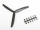 GWS - Propeller GWS HD 9x5 schwarz 3-Blatt (3EL2340)