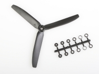 GWS - Propeller GWS HD 8x4 schwarz 3-Blatt (linksdrehend) (3EL2331)
