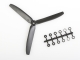 GWS - Propeller GWS HD 8x4 schwarz 3-Blatt (linksdrehend)...
