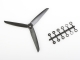 GWS - Propeller GWS EP 7x3,5 schwarz 3-Blatt (3EL2222)