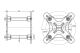 AXI - Vorderes + Hinteres Kreuz f&uuml;r AXI 53xx V1/V2 (HO53) (3EL1056680)