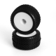 LC Racing - Reifen/Felgen Block Pin Truggy montiert 12mm...