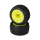LC Racing - Reifen/Felgen Jetgo vorne vormontiert 12mm gelb (LC5060)