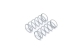 Hobao - TT 2.0 FRONT SHOCK SPRING - GREY, 2 PCS (HOP1-0073)