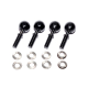 Hobao - VTE2 STEERING PIVOT BALL SET (HOP-0167)