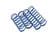 Hobao - FRONT/REAR SHOCK SPRING - BLUE, 4 PCS (H40050-1)