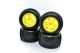 Hobao - TT 2.0 COMPLETE TIRE WITH YELLOW WHEEL SET (H11105Y)