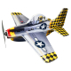 Cartoon Warbird Mustang P-51 - 550mm