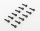 Himoto - Colunm head hex.self-tapping screw(3*10) 12pcs1/5 (HM50093)