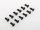 Himoto - Countersunk mechnical screw (5*12) 12pcs 1/5 (HM50088)
