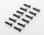 Himoto - Countersunk mechnical screw (4*16) 12pcs 1/5 (HM50085)