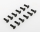 Himoto - Countersunk mechnical screw (4*12) 12pcs 1/5 (HM50084)