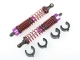 Himoto - Front/rear aluminum capped shocks+claps (two...