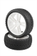 Himoto - White Buggy Front Tires and Rims (31211W+31307)...