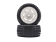 Himoto - Truggy White Rear Tires&Rims 2P (HM21309W)