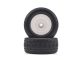 Himoto - Short Course White Rear Tires&Rims 2P...