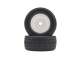 Himoto - Short Course White Front Tires&Rims 2P...