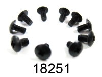 Himoto - 2,6*6 cap head machine screws 10p (HM18251)