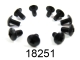 Himoto - 2,6*6 cap head machine screws 10p (HM18251)