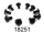 Himoto - 2,6*6 cap head machine screws 10p (HM18251)