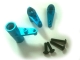 Himoto - Blue Alum Steering Servo Saver Complete 1p...