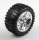 Himoto - Complete truck wheel chrome (2pcs) (HM08010V)