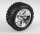 Himoto - Complete truck wheel chrome (2pcs) (HM08010V)