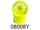 Himoto - Wheel Rim Monster 2pcs (yellow) (HM08008Y)