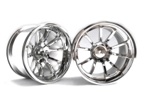 Himoto - Chrome spoke rims Monster 2pcs (HM08008V)