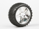 Himoto - Rear Wheel Complete- Buggy 1:10, 2pcs (Chrome)...