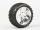 Himoto - Rear Wheel Complete- Buggy 1:10, 2pcs (Chrome) (HM06026V)