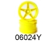 Himoto - Yellow wheel rim Buggy (Rear) 2pcs (HM06024Y)