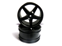 Himoto - Black wheel rim Buggy (Rear) 2pcs (HM06024BL)