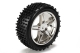 Himoto - Front Wheel Complete- Buggy 1:10, 2pcs (Chrome)...