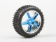 Himoto - Front Wheel Complete- Buggy 1:10, 2pcs (Blue...
