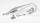 Himoto - Aluminium polished exhaust pipe (HM050024)