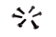 Himoto - 3*10 Cap screw*6PCS (HM02096)