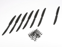 GWS - Propeller GWS H 12x6 black (pack 6+1 FREE) (3EL2140v)