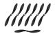 GWS - Propeller GWS I 6x5 schwarz (pack 6 +1 FREE)...