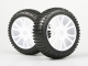 Himoto - White tire & rim complete 2pcs (HM85746W)