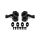 Hobao - Hyper Ini ST Front Steering Knuckles (H11214N)
