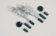 FG - Alloy shock absorber 08 short, 4mm, 2pcs. (FG66293)