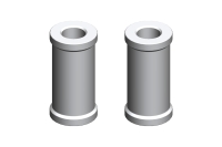 BM Racing - Aluminumsäulen 3x6x12 mm (4 Stück) (BMR940361-2)