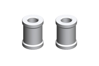 BM Racing - Aluminumsäulen 3x6x8 mm (4 Stück) (BMR940368)